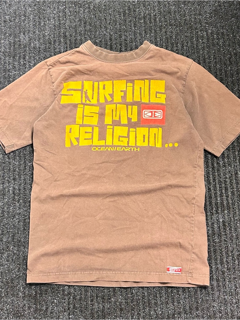 Ocean/Earth brown surf tee